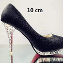 High Heels Shoes Sexy Women Glitter White Bridal Shoes JadeMoghul Inc.