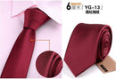 high quality man's tie 6 cm skinny ties Wedding dress neckties for men plaid cravate business pour homme rouge slim 2017-13-JadeMoghul Inc.