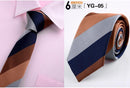 high quality man's tie 6 cm skinny ties Wedding dress neckties for men plaid cravate business pour homme rouge slim 2017-5-JadeMoghul Inc.