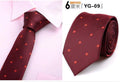 high quality man's tie 6 cm skinny ties Wedding dress neckties for men plaid cravate business pour homme rouge slim 2017-9-JadeMoghul Inc.
