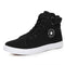 High Quality Men Canvas Shoes - Fashion High top Men's Casual Shoes Breathable Canvas Man Lace up Brand Shoes Black ZH307-Black-6.5-JadeMoghul Inc.