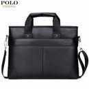High Quality PU Leather Brand Mens Briefcase Classic Business Leather Men Handbag-Black-China-JadeMoghul Inc.
