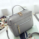 High Quality PU Leather Women handbag Small Women Messenger Bag Female Shoulder Bag Fashion Women Bags-gray-JadeMoghul Inc.
