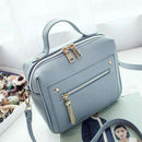 High Quality PU Leather Women handbag Small Women Messenger Bag Female Shoulder Bag Fashion Women Bags-light blue-JadeMoghul Inc.