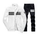 High Quality Sweatshirt / Tracksuit-White Black-M-JadeMoghul Inc.