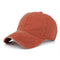 High quality Washed Cotton Adjustable Solid Baseball Cap / Unisex Cap-Orange-JadeMoghul Inc.