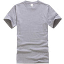 HIPFANDI New color 100% Cotton T Shirt Mens Black White T-shirts 2018 Summer Skateboard Tee Boy Hip hop Skate Tshirt Tops-Gray-L-JadeMoghul Inc.