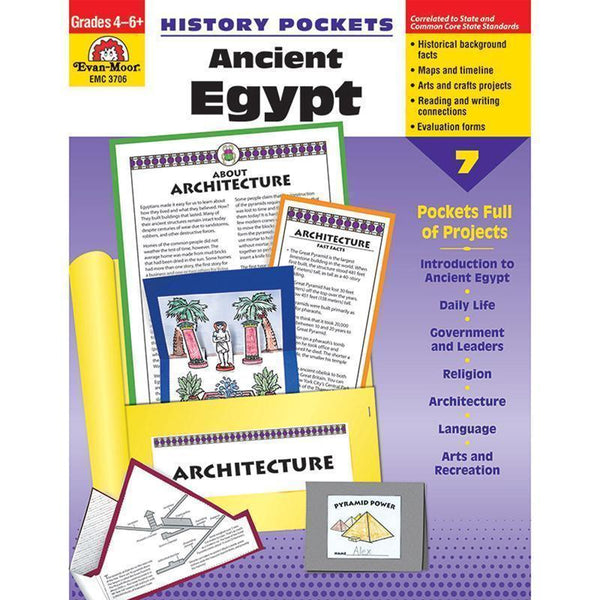 HISTORY POCKETS ANCIENT EGYPT-Learning Materials-JadeMoghul Inc.