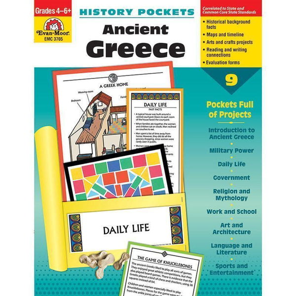 HISTORY POCKETS ANCIENT GREECE-Learning Materials-JadeMoghul Inc.