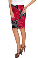Hit The Mark Carol Black Classy Chic Pencil Skirt - Women-Hit The Mark-XS-Black/Red-JadeMoghul Inc.