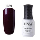 HNM 8ml UV Gel Nail Polish Pure Colors Nail Gel Lacquer Lucky Gel Polish Soak Off Gel Varnish Gelpolish Semi Permanent Gellak-1339-JadeMoghul Inc.