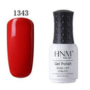 HNM 8ml UV Gel Nail Polish Pure Colors Nail Gel Lacquer Lucky Gel Polish Soak Off Gel Varnish Gelpolish Semi Permanent Gellak-1343-JadeMoghul Inc.