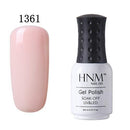 HNM 8ml UV Gel Nail Polish Pure Colors Nail Gel Lacquer Lucky Gel Polish Soak Off Gel Varnish Gelpolish Semi Permanent Gellak-1361-JadeMoghul Inc.