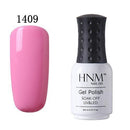 HNM 8ml UV Gel Nail Polish Pure Colors Nail Gel Lacquer Lucky Gel Polish Soak Off Gel Varnish Gelpolish Semi Permanent Gellak-1409-JadeMoghul Inc.