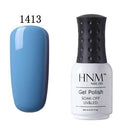 HNM 8ml UV Gel Nail Polish Pure Colors Nail Gel Lacquer Lucky Gel Polish Soak Off Gel Varnish Gelpolish Semi Permanent Gellak-1413-JadeMoghul Inc.