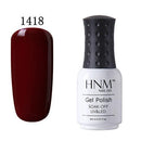 HNM 8ml UV Gel Nail Polish Pure Colors Nail Gel Lacquer Lucky Gel Polish Soak Off Gel Varnish Gelpolish Semi Permanent Gellak-1418-JadeMoghul Inc.