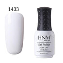 HNM 8ml UV Gel Nail Polish Pure Colors Nail Gel Lacquer Lucky Gel Polish Soak Off Gel Varnish Gelpolish Semi Permanent Gellak-1433-JadeMoghul Inc.