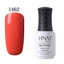HNM 8ml UV Gel Nail Polish Pure Colors Nail Gel Lacquer Lucky Gel Polish Soak Off Gel Varnish Gelpolish Semi Permanent Gellak-1462-JadeMoghul Inc.