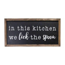Home Art Black Art - 20" X 0.79" X 10" Black Natural Wood Fir Wood Mdf Wall Art HomeRoots