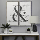 Home Art Black Art - 36" X 0.87" X 18" White Grey Black Fir Wood Mdf Wall Art HomeRoots