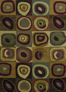 Home Decor Accent Decor - 22" x 26" x 0.4" Multi Polypropylene Accent Ru HomeRoots