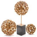 Home Decor Aesthetic Room Decor - 7.5" x 7.5" x 20" Rose Gold/Black - Rose Tree HomeRoots