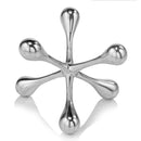 Home Decor Aesthetic Room Decor - 7" x 7" x 5.5" Silver/Cantillo - Decorative Jack HomeRoots