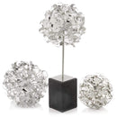 Home Decor Aesthetic Room Decor - 8" x 8" x 20" Silver/Black Seagull Tree HomeRoots