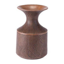 Home Decor Bottle Decoration - 8.9" X 8.9" X 13.6" Small Brown Poly Bottle HomeRoots