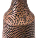 Home Decor Bottle Decoration - 8.9" X 8.9" X 13.6" Small Brown Poly Bottle HomeRoots