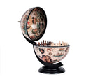 Home Decor Cheap Home Decor - 13" x 13" x 20" White Globe 13 inches with Chess Holder HomeRoots
