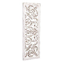 Home Decor Decoration - 11.6" X 1" X 35.2" Charming White Panel 3 HomeRoots