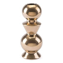 Home Decor Decoration - 5.3" x 5.3" x 12.6" Gold, Ceramic, Object HomeRoots