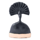 Home Decor Decoration - 8.9" X 1.2" X 7.7" Dark Bronze Lady Decor HomeRoots