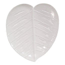 Home Decor Decoration Ideas - 15.5" X 1.18" X 17.5" White Metal Leaf HomeRoots