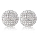 Home Decor Decoration Ideas - 5" X 5" X 5" Silver Iron & Cristal Spheres - Set Of 2 HomeRoots