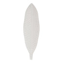 Home Decor Decoration Ideas - 7.5" X 1.18" X 26" White Metal Leaf HomeRoots