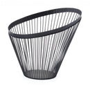 Home Decor Decorative Bowl - 9.8" x 7.9" x 8.5" Black, Steel, Bowl HomeRoots