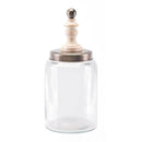 Home Decor Decorative Jars - 6.3" X 6.3" X 14.3" Brown Steel Dune Jar HomeRoots