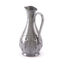 Home Decor Decorative Jars - 7.9" X 6.5" X 13.2" Gray Jar Or Pitcher With A Pineapple Design HomeRoots