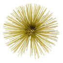 Home Decor Decorative Spheres - 10" x 10" x 10" Antique Gold/Large Urchin - Sphere HomeRoots