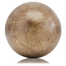 Home Decor Decorative Spheres - 5" x 5" x 5" Brown Threads - Large Sphere HomeRoots