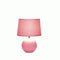 Table Lamps Pink Round Base Table Lamp