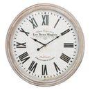 Home Decor Home Decor - 24" X 24" Euro Round Clock HomeRoots