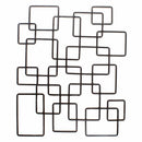 Home Decor Home Decor - 30" X 36" Geo Bronze Metalwork HomeRoots