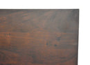 Home Decor House Decor - 18" X 60" X 24" Brown/Black Wood Metal Media Unit HomeRoots