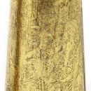 Home Decor House Decor - 19.75" X 3.5" X 6.75" Gold Metal Cactus HomeRoots