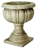 Home Decor Interior Decoration - 14" X 17" X 14" Gold, Copper, Brown Resin  Sicilian Urn HomeRoots