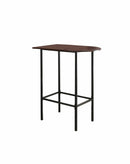 Home Decor Interior Decoration - 23'.75" x 35'.5" x 41" Cappuccino, Black, Mdf, Metal - Home Bar HomeRoots
