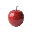 Home Decor Interior Decoration - 5.5" x 5.5" x 11" Buffed & Red - Apple HomeRoots